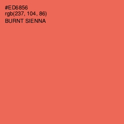 #ED6856 - Burnt Sienna Color Image